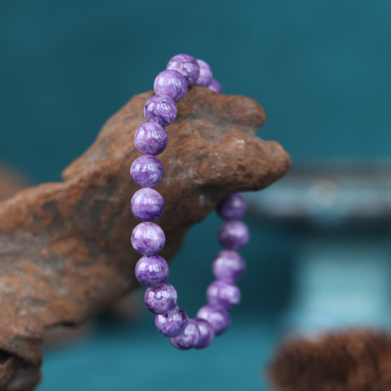 Buddha Stones Armband met amethistkristal voor positieve transformatie - Amethist - image 0