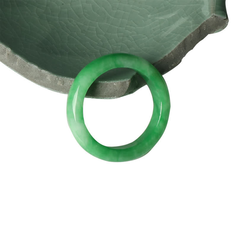 Buddha Stones Jade Ring - image 5