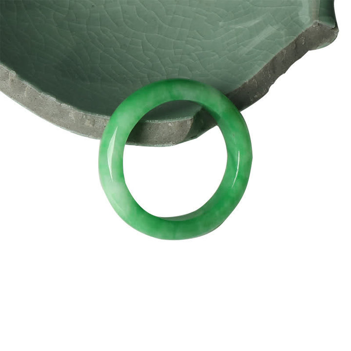 Buddha Stones Jade Ring - image 5