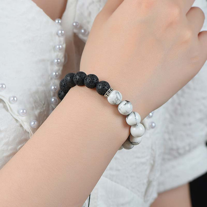 Buddha Stones Yin Yang Armband - image 6