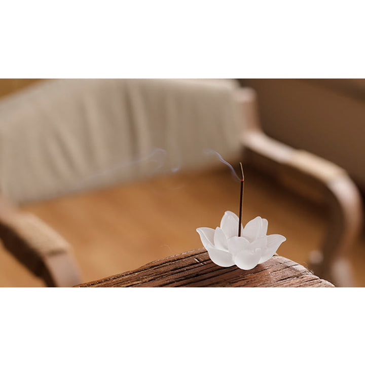 Buddha Stones Mini Lotus Liuli Kristal Genezing Meditatie Wierook - image 21
