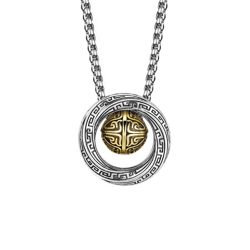 Buddha Stones Mobius gelukskraal koperen welvaart Ketting - image 1