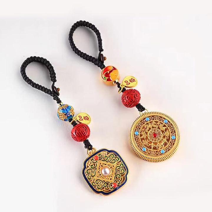Buddha Stones Fu Karakter Zegen Ruyi Charm Sleutelhanger - image 19