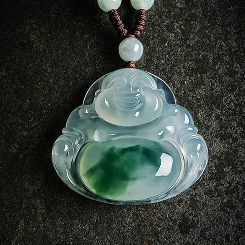 Buddha Stones Cyan Jade Ketting - image 4
