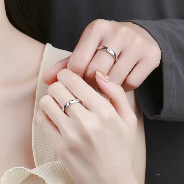 Buddha Stones Verstelbare Ring van 925 sterling zilver met zon- en maanbescherming. - image 2