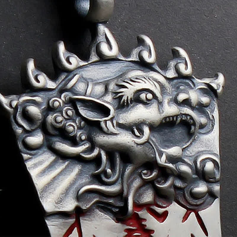 Buddha Stones FengShui Bagua PiXiu Cinnabar Balance Ketting - image 6