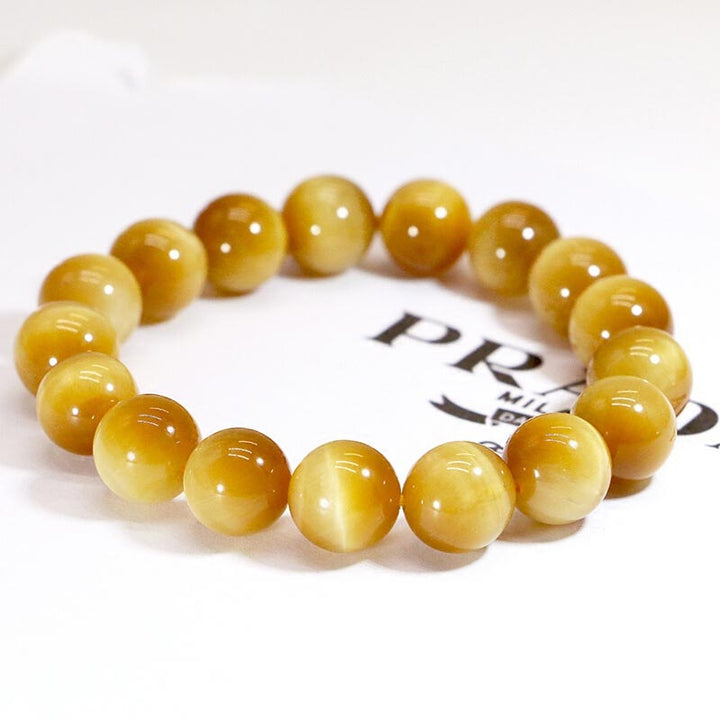 Buddha Stones Armband met tijgeroogkralen voor het verlichten van angst en stress - image 2