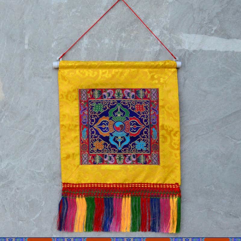 Vajra, gunstige symbolen, spirituele kracht, muurdecoratie - Vajra - Blauw - image 0