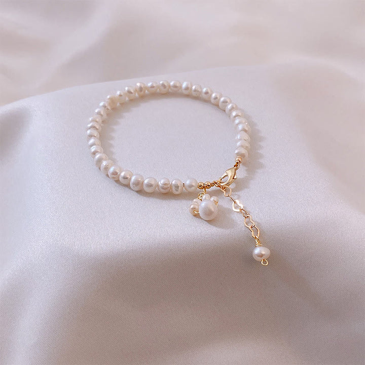 Buddha Stones Parel kattenpoot helende ketting Armband - image 8