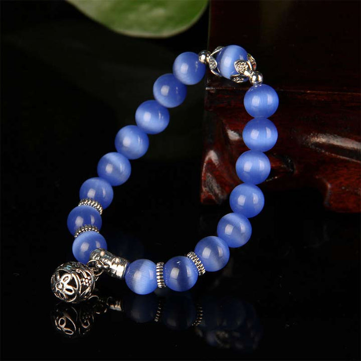 Buddha Stones Tibetaanse Armband met kattenoogmotief - image 4