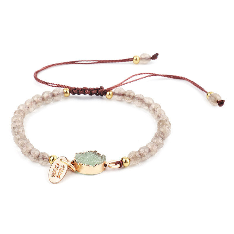 Buddha Stones Armband met natuurlijke kristallen bedeltjes - Groene aventurijn - image 6