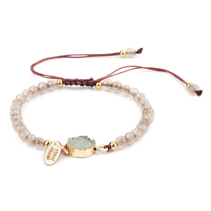 Buddha Stones Armband met natuurlijke kristallen bedeltjes - Groene aventurijn - image 6