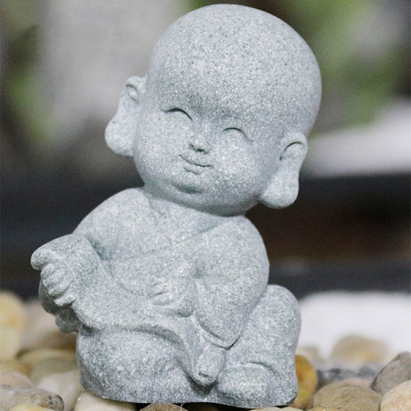 Buddha Stones Meditatie, gebed, monnik, Boeddhabeeld, sereniteit, huisdecoratie - image 9