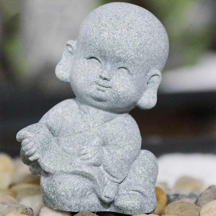 Buddha Stones Meditatie, gebed, monnik, Boeddhabeeld, sereniteit, huisdecoratie - image 9