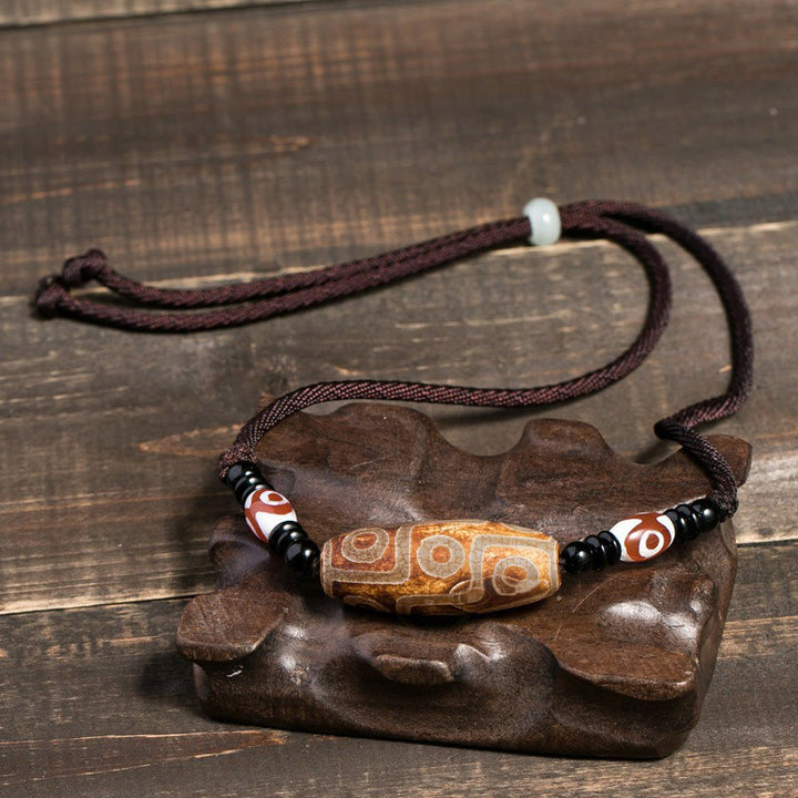 Buddha Stones Tibetaanse negenoog Dzi kralen Ketting - image 8