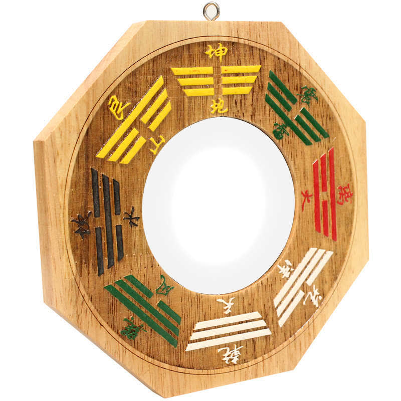 Feng Shui Bagua-kaart Perzikhout Balans Energiekaart Spiegel - image 5