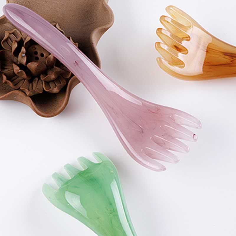 Hars Gua Sha Massage Kam Gereedschap Set - image 6