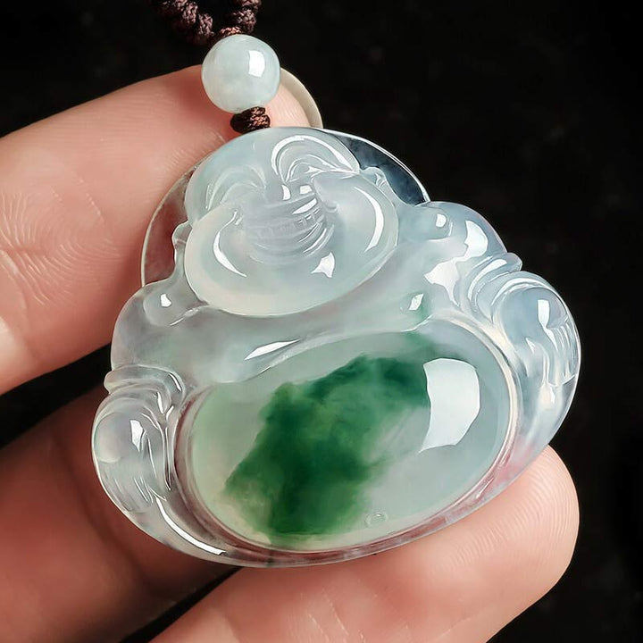 Buddha Stones Cyan Jade Ketting - image 2