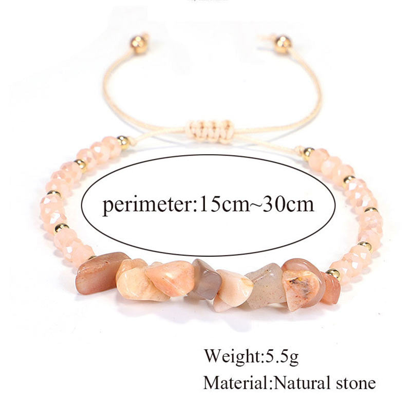 Buddha Stones Amethist Zuiverende Gebreide Armband - image 4
