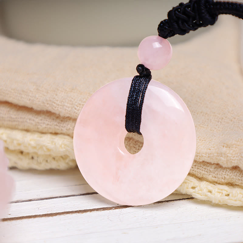 Buddha Stones Geluksmunt hanger met helende kristal edelsteen Ketting - image 10