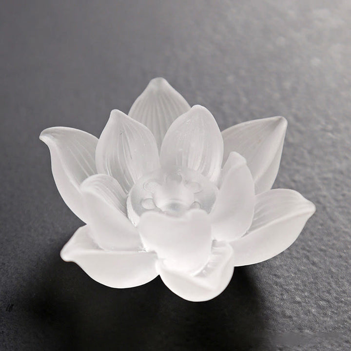 Buddha Stones Mini Lotus Liuli Kristal Genezing Meditatie Wierook - image 3