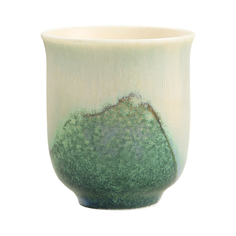 Buddha Stones Creatieve groene keramische theekopjes met Kung Fu-thema - image 8