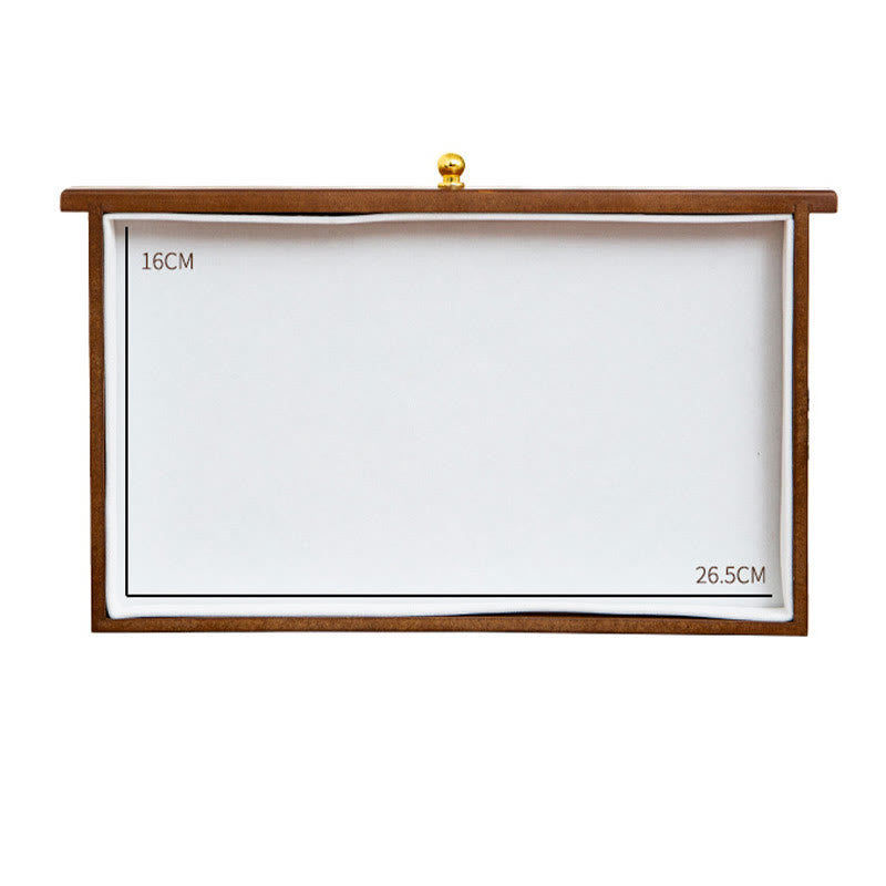 Buddha Stones Retro houten sieradendoos met drie lagen . - image 17