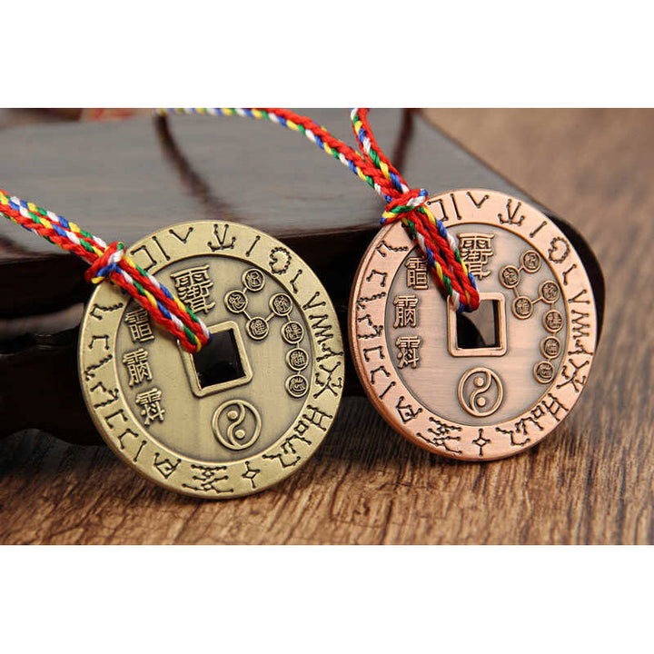 Buddha Stones Taoïstisch Yin Yang symbool beschermende hanger decoratie amulet - image 9