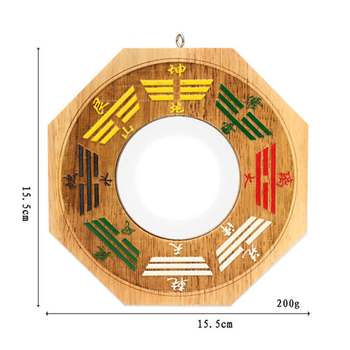 Feng Shui Bagua-kaart Perzikhout Balans Energiekaart Spiegel - image 8