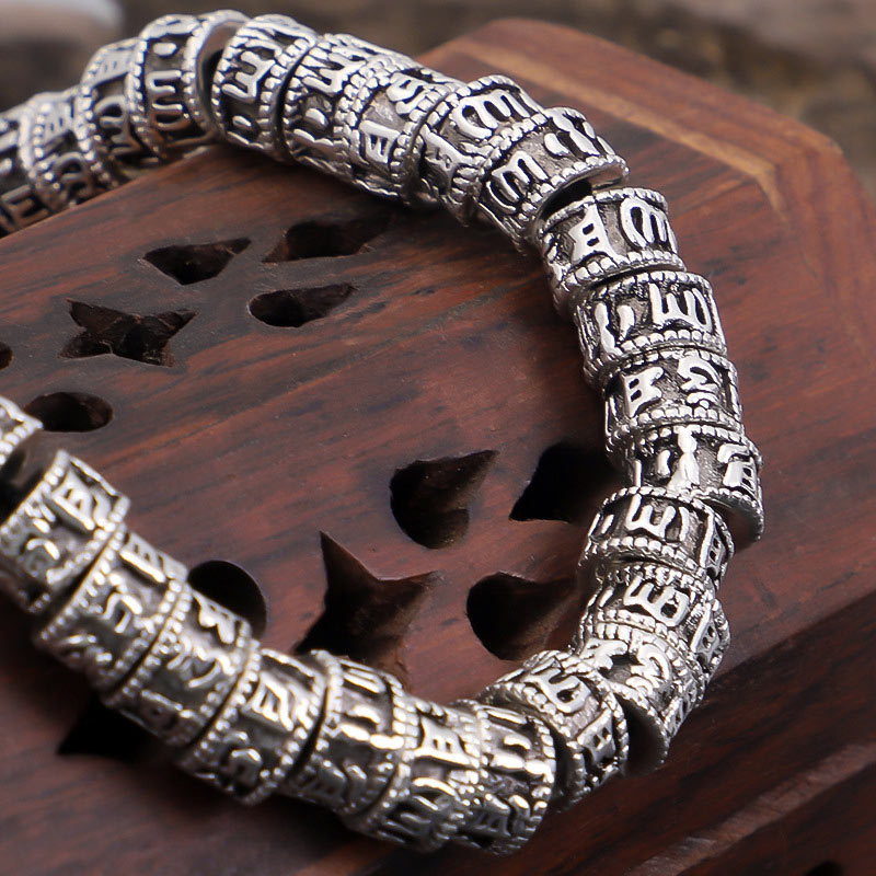 Buddha Stones Handgemaakte Tibetaanse Mantra Armband - image 3