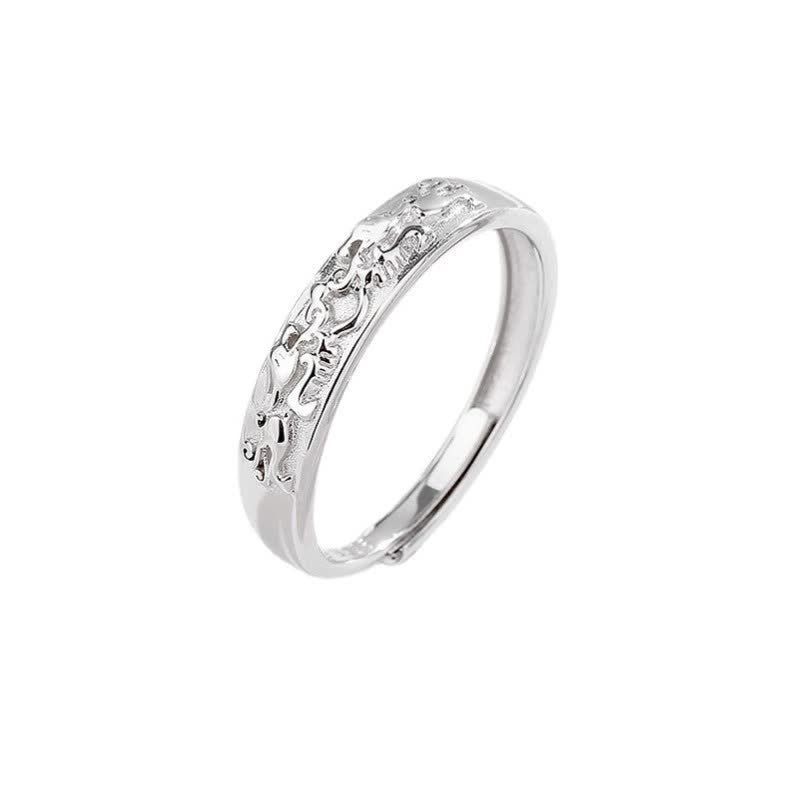 Buddha Stones Verstelbare PiXiu Balance- Ring voor stellen, 925 sterling zilver - image 5