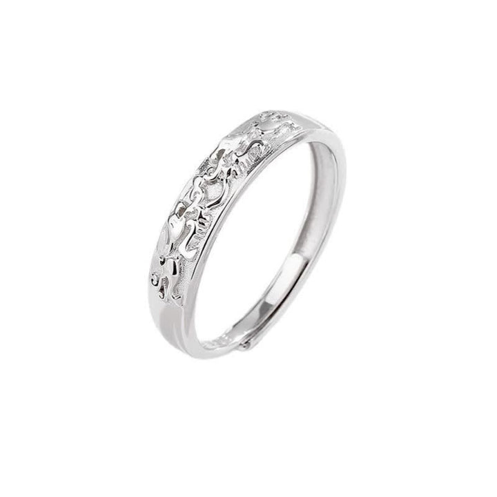 Buddha Stones Verstelbare PiXiu Balance- Ring voor stellen, 925 sterling zilver - image 5