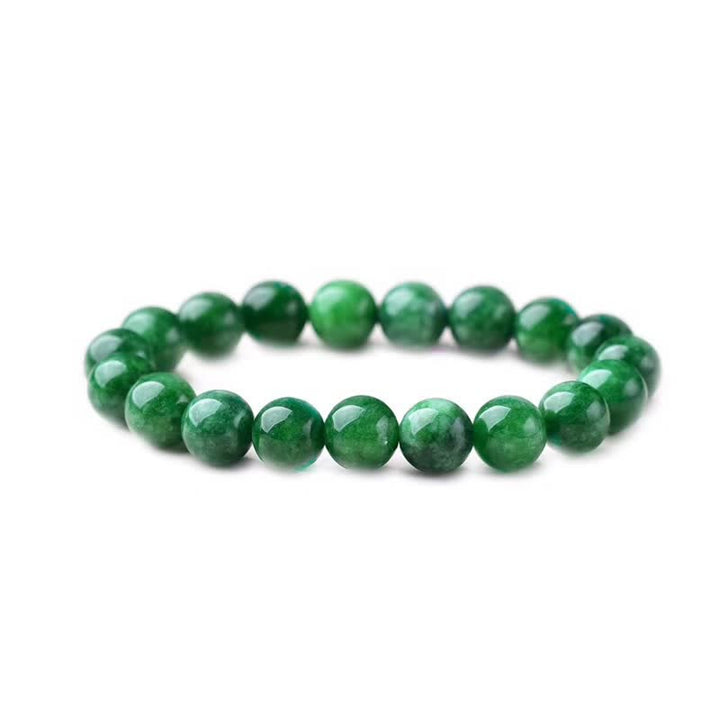 Buddha Stones Cyaan jade kralen Calm Harmony Armband - image 5