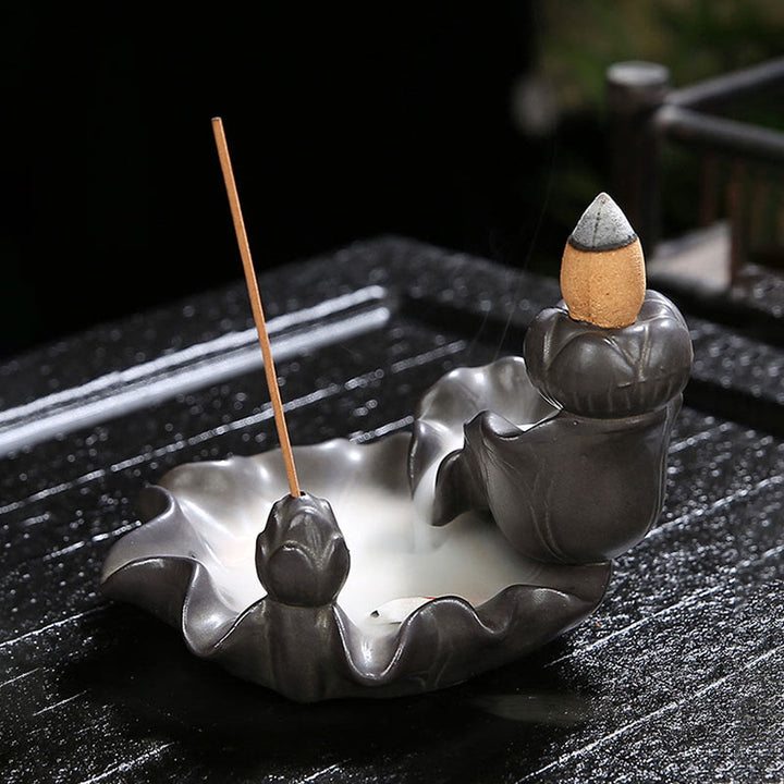 Buddha Stones Koi-vis Wierook decoratie - image 2