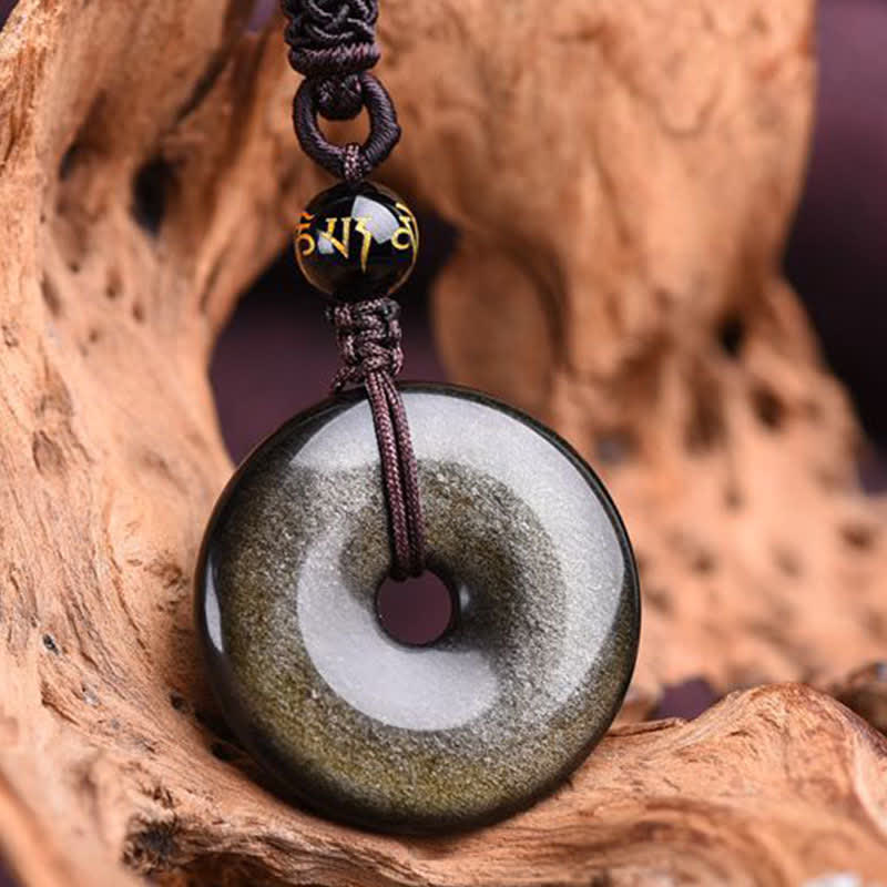 Buddha Stones Obsidiaanbundel die negatieve energieën absorbeert - image 13