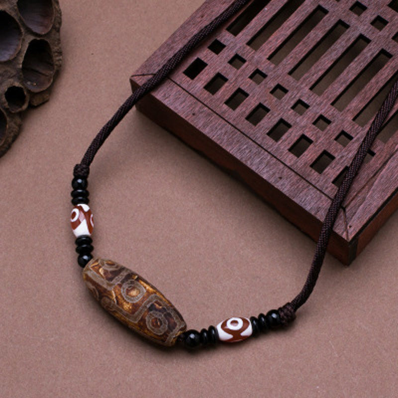 Buddha Stones Tibetaanse negenoog Dzi kralen Ketting - image 7