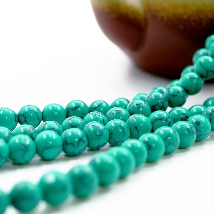 Buddha Stones Tibetaanse turkooizen Ketting (Mala) - image 4