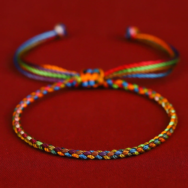 Buddha Stones "Moge al je wensen uitkomen" Armband met meerdere kleuren - 18-19 cm - image 0