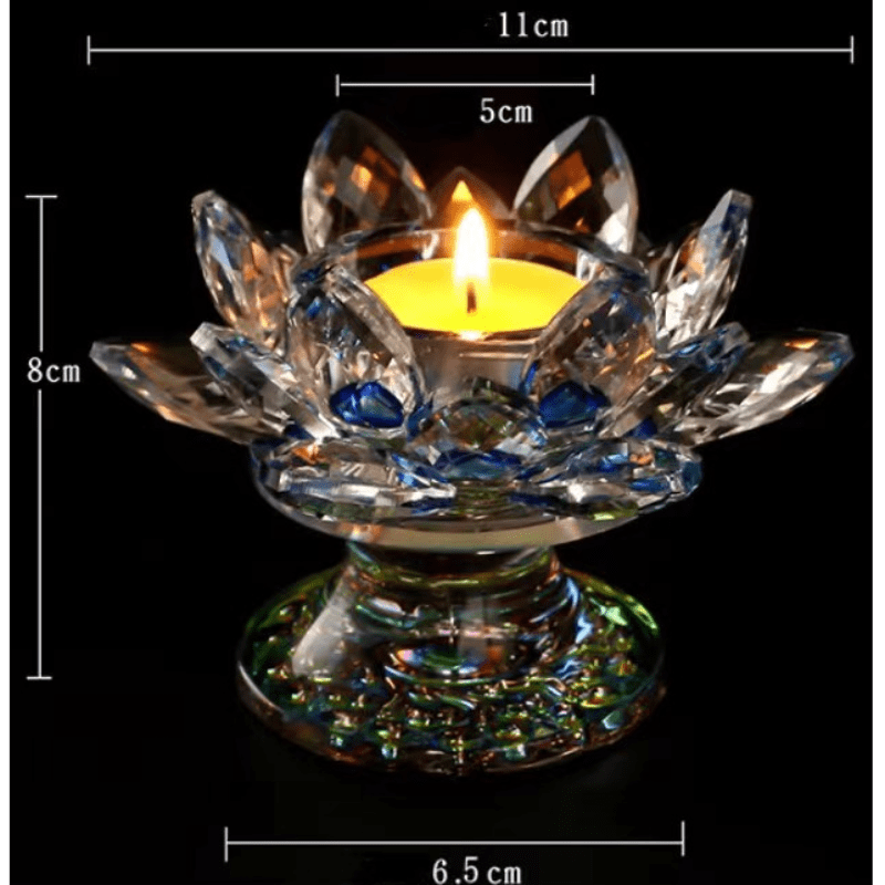 Tibetaanse lotus kandelaar ornament - image 10