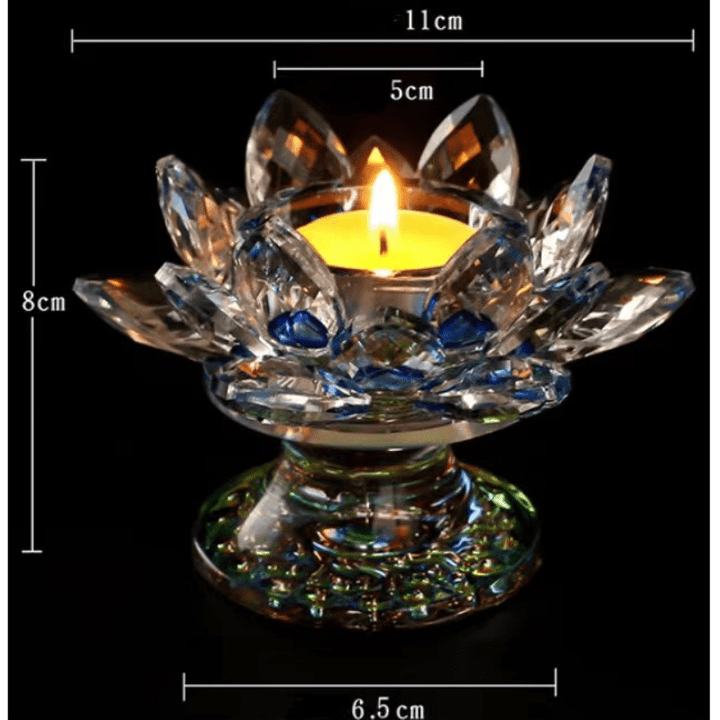 Tibetaanse lotus kandelaar ornament - image 10