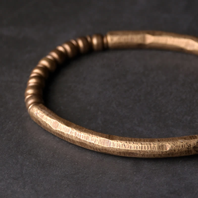 Buddha Stones Lavasteen Bangle Manchetarmband - image 11