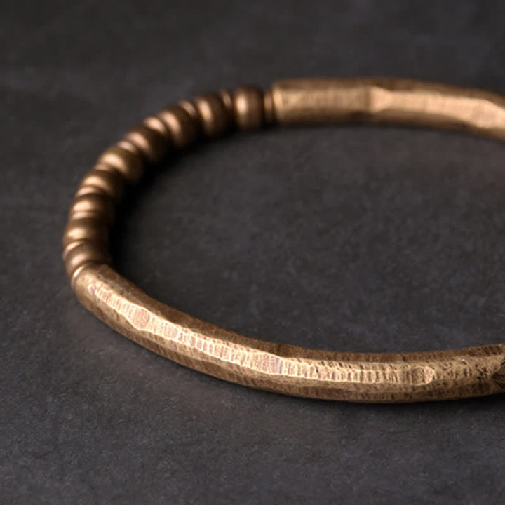 Buddha Stones Lavasteen Bangle Manchetarmband - image 11