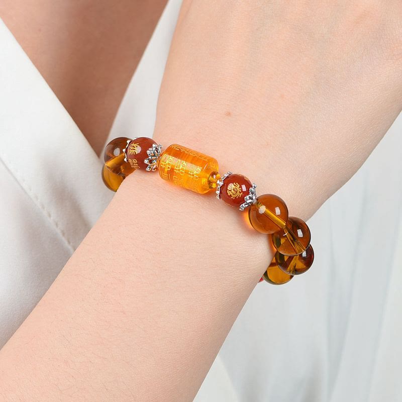 Buddha Stones Armband met natuurlijke citrien - image 3
