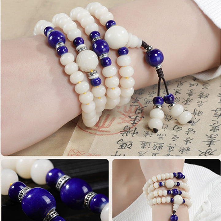 Buddha Stones Bodhi-kraaltje lotus zegen Armband - image 6