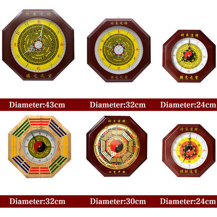 Feng Shui Bagua-kaart, energiebalanskaart, wandklok - image 27