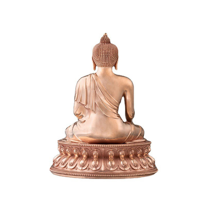 Buddha Stones Gautama Shakyamuni Boeddha beeldje, Sereniteit, koperen beeldje, woondecoratie - image 8