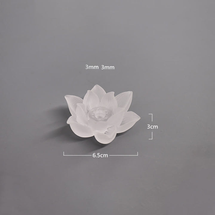 Buddha Stones Mini Lotus Liuli Kristal Genezing Meditatie Wierook - image 29