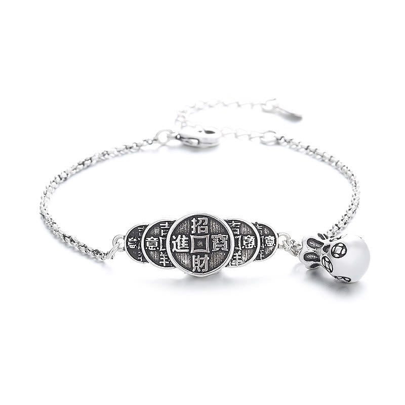 Buddha Stones Koperen munten geldzak rijkdom Armband - image 5