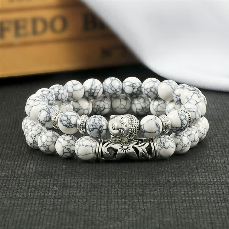 Buddha Stones 2 stuks natuurlijke kristallen agaat Boeddha Armband - image 18