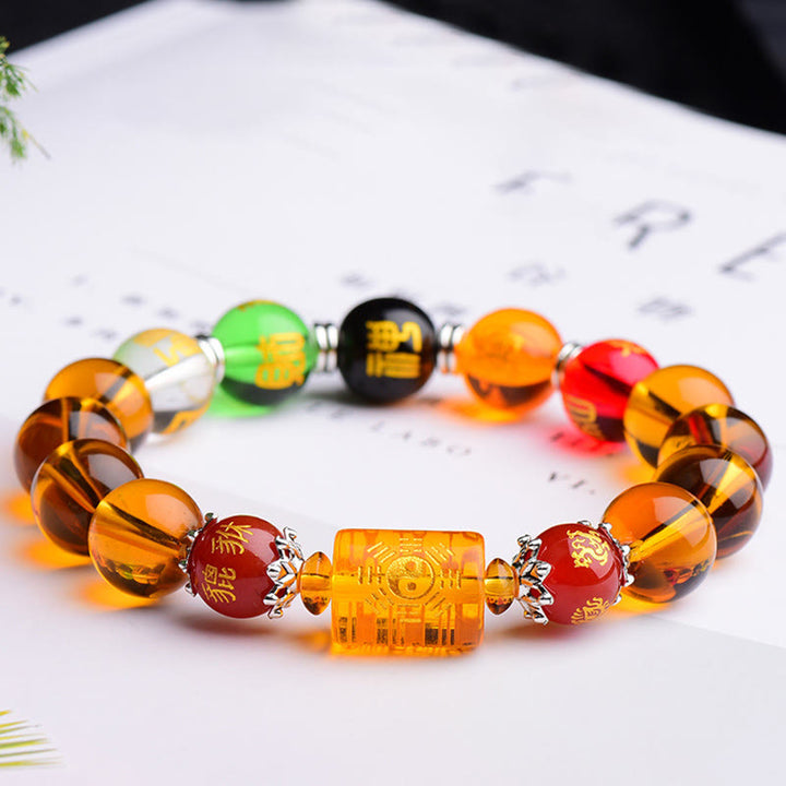 Buddha Stones Armband met natuurlijke citrien - image 0